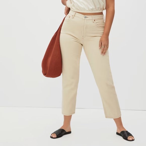 Everlane 90s cheeky jean in clay - Picture 2 of 7